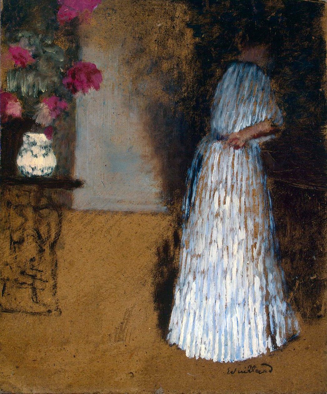 Mladá žena v pokoji, 1892-1893. od Edouard Vuillard