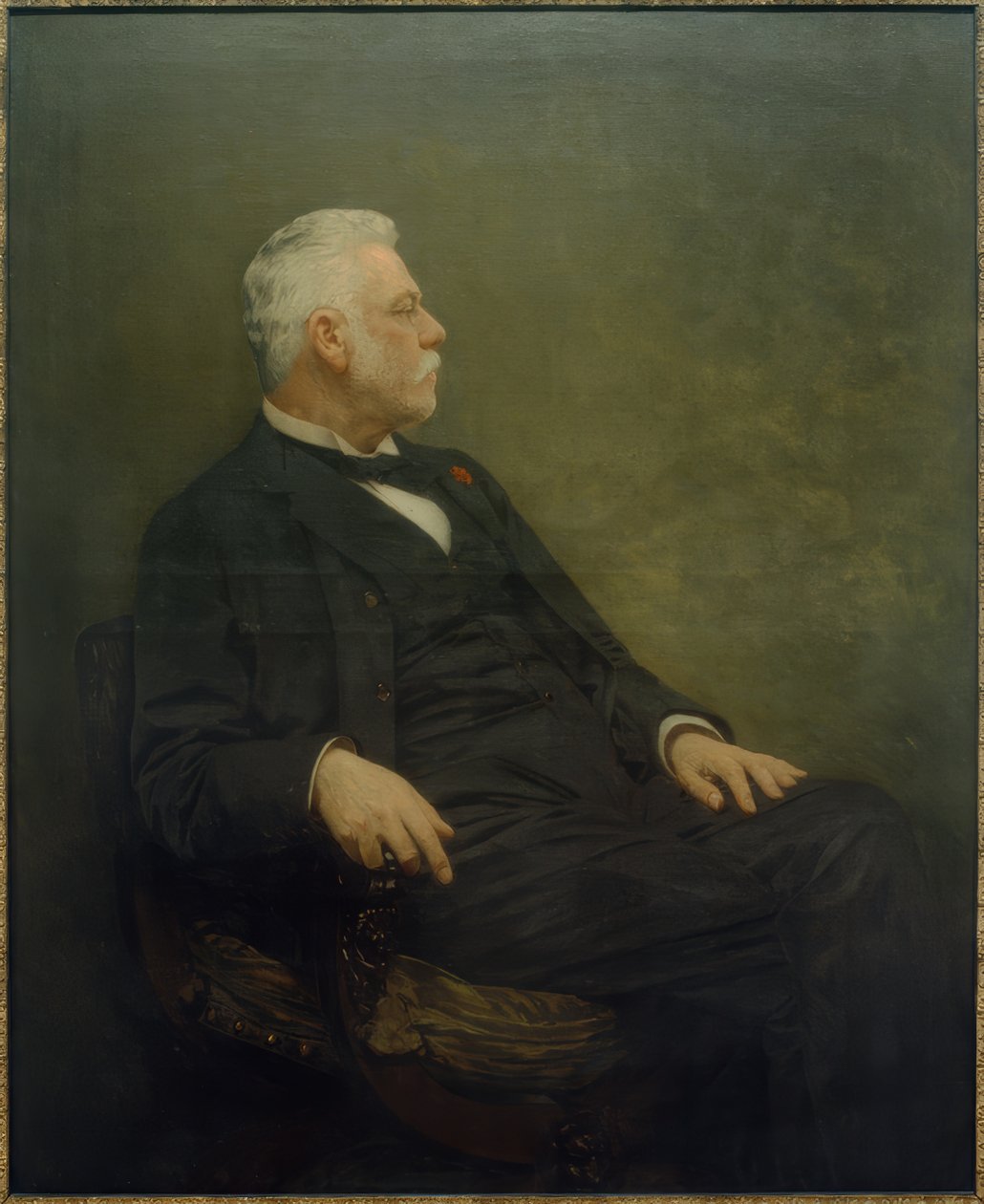 Portrét Heinricha von Liebiega, kolem roku 1900 od Eduard Charlemont