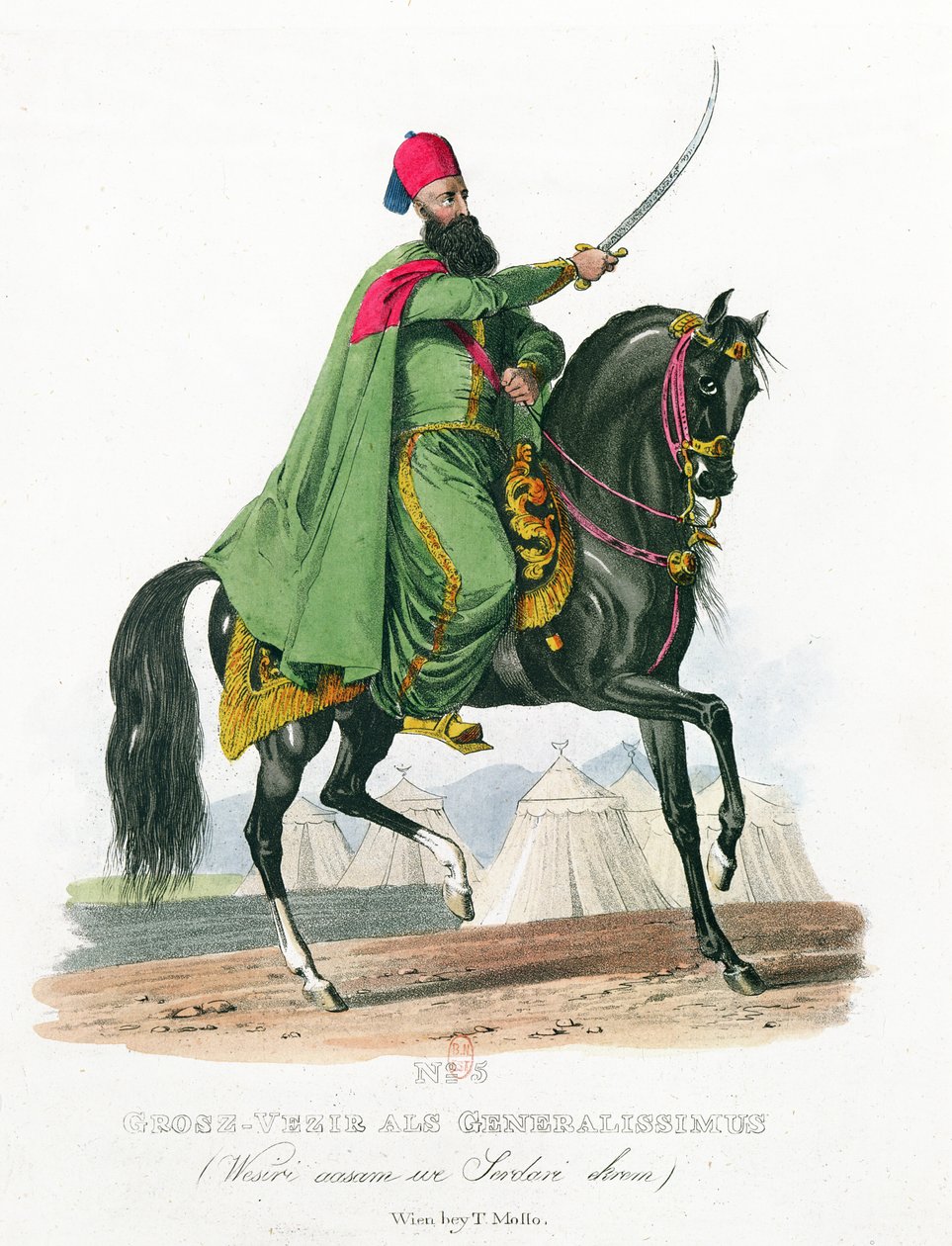 Velký vezír, 1829 od Eduard Gurk