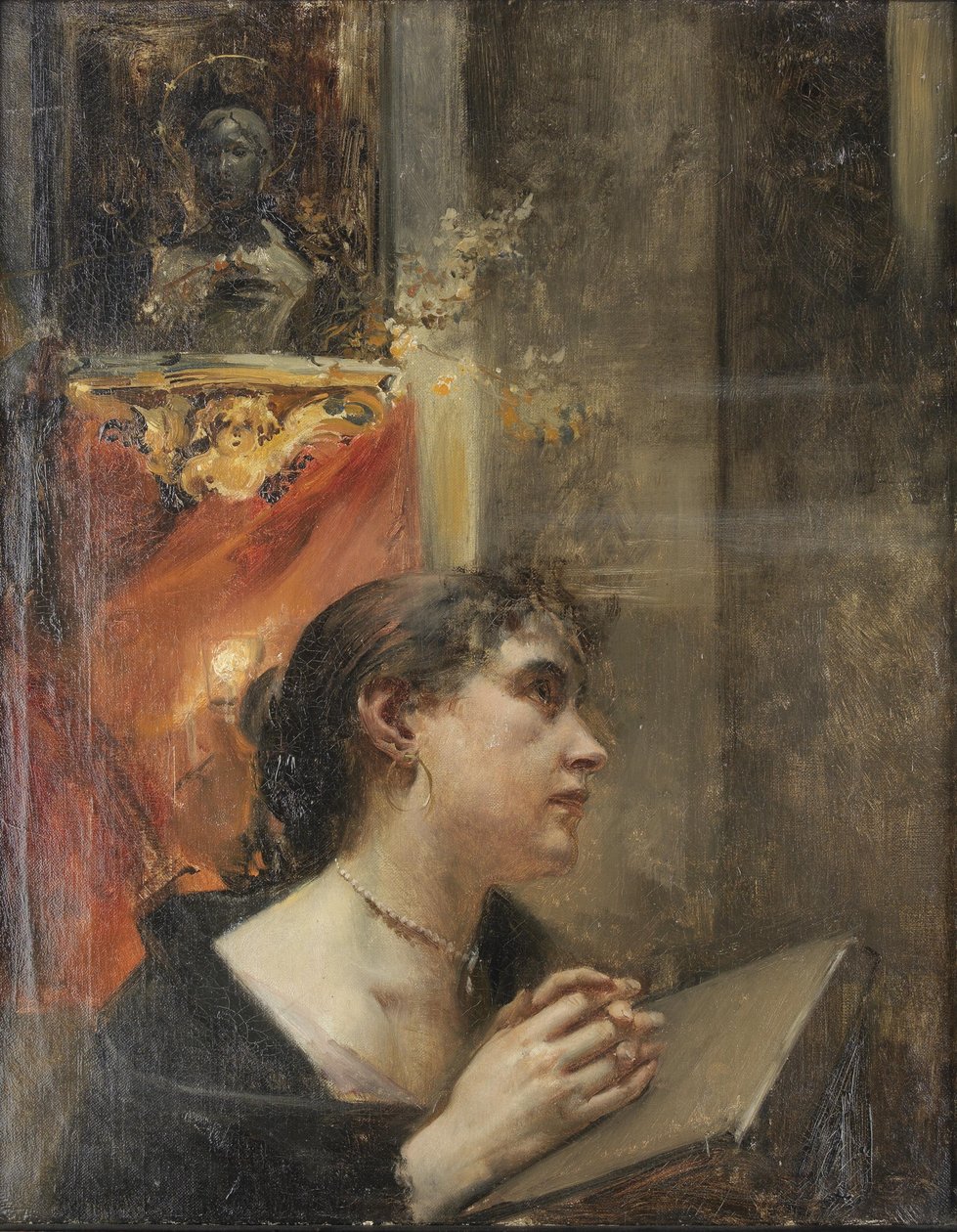 Oddanost v kostele od Eduard Veith