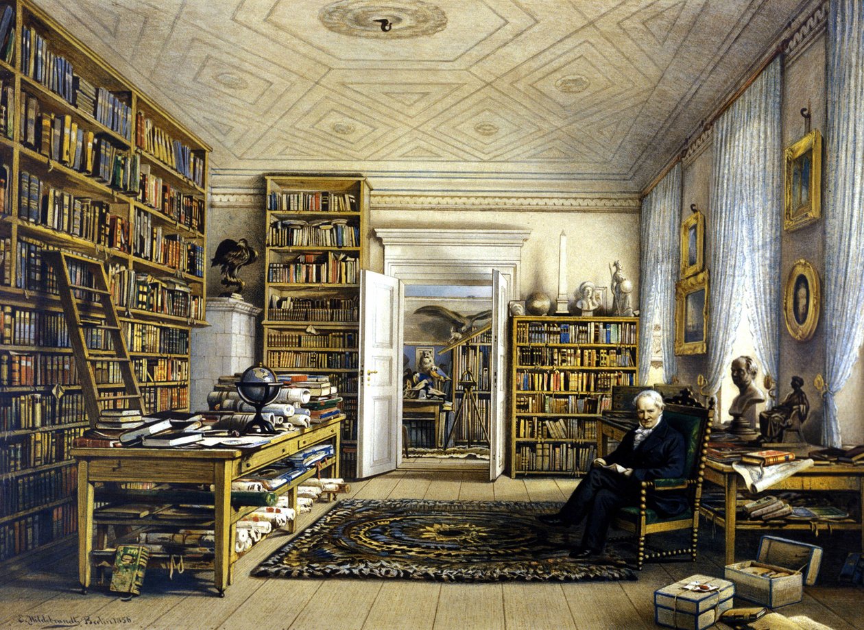Alexander von Humboldt (Alexandr z Humboldtu od Eduard (after) Hildebrandt