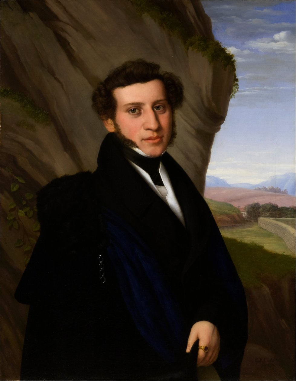 Portrét Sama Ehrenstamma od Eduard Friedrich Leybold