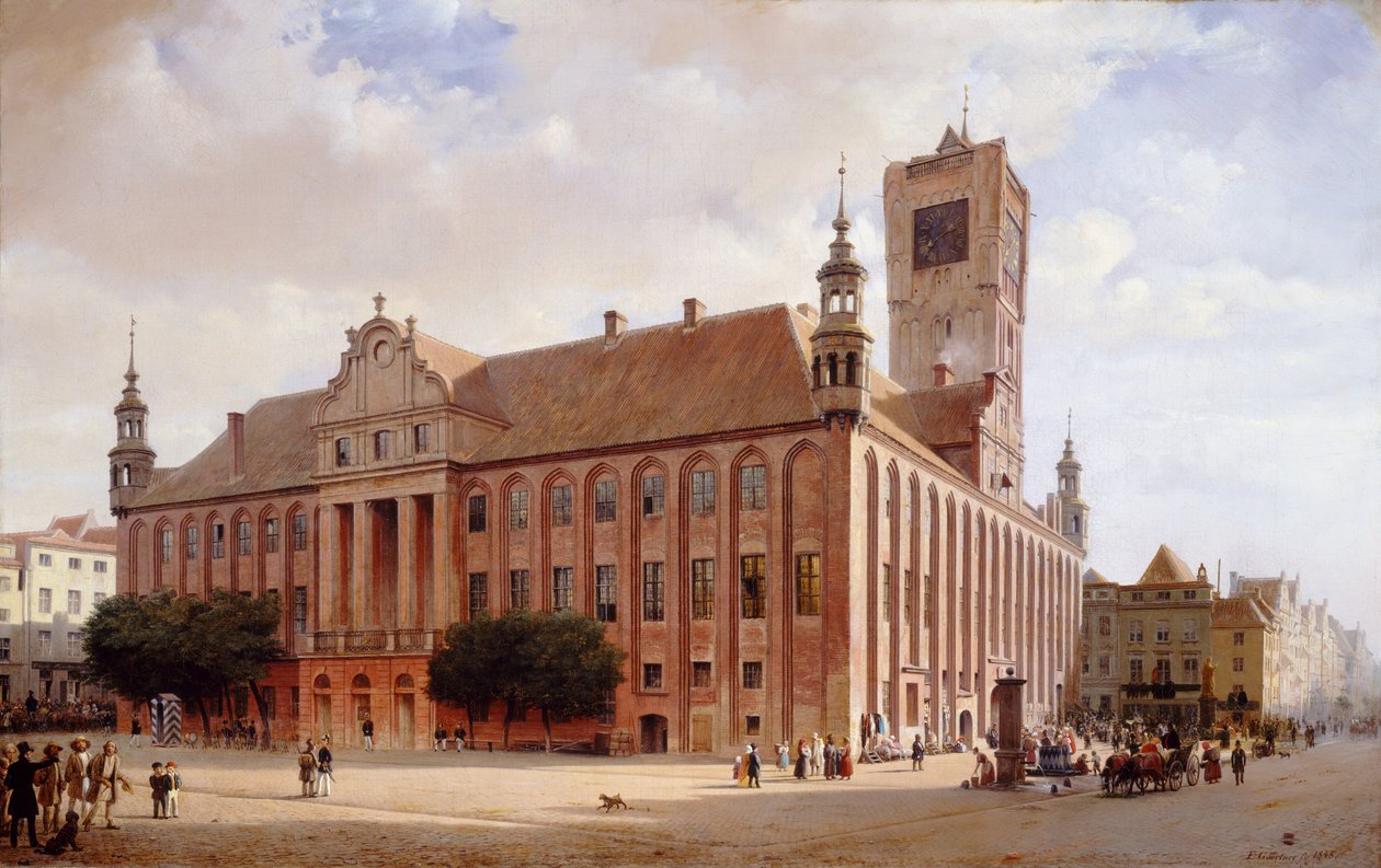 Radnice v Thornu, 1848. od Eduard Gaertner