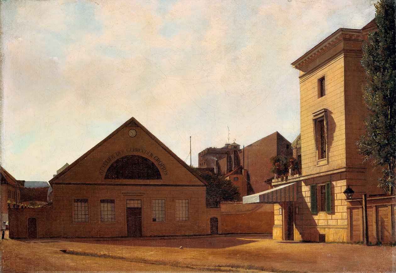 Ateliér bratří Gropiusů od Eduard Gaertner
