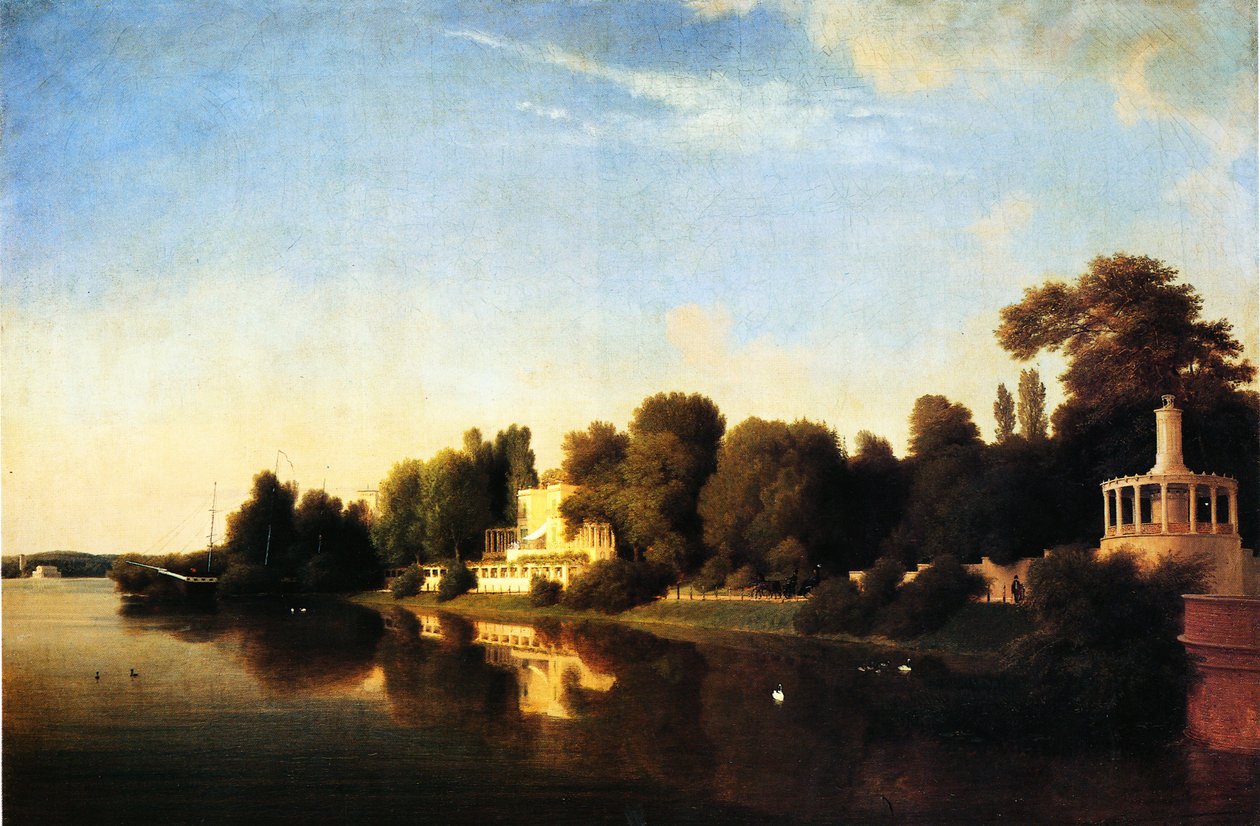Břeh Glienickerova parku od Eduard Gaertner