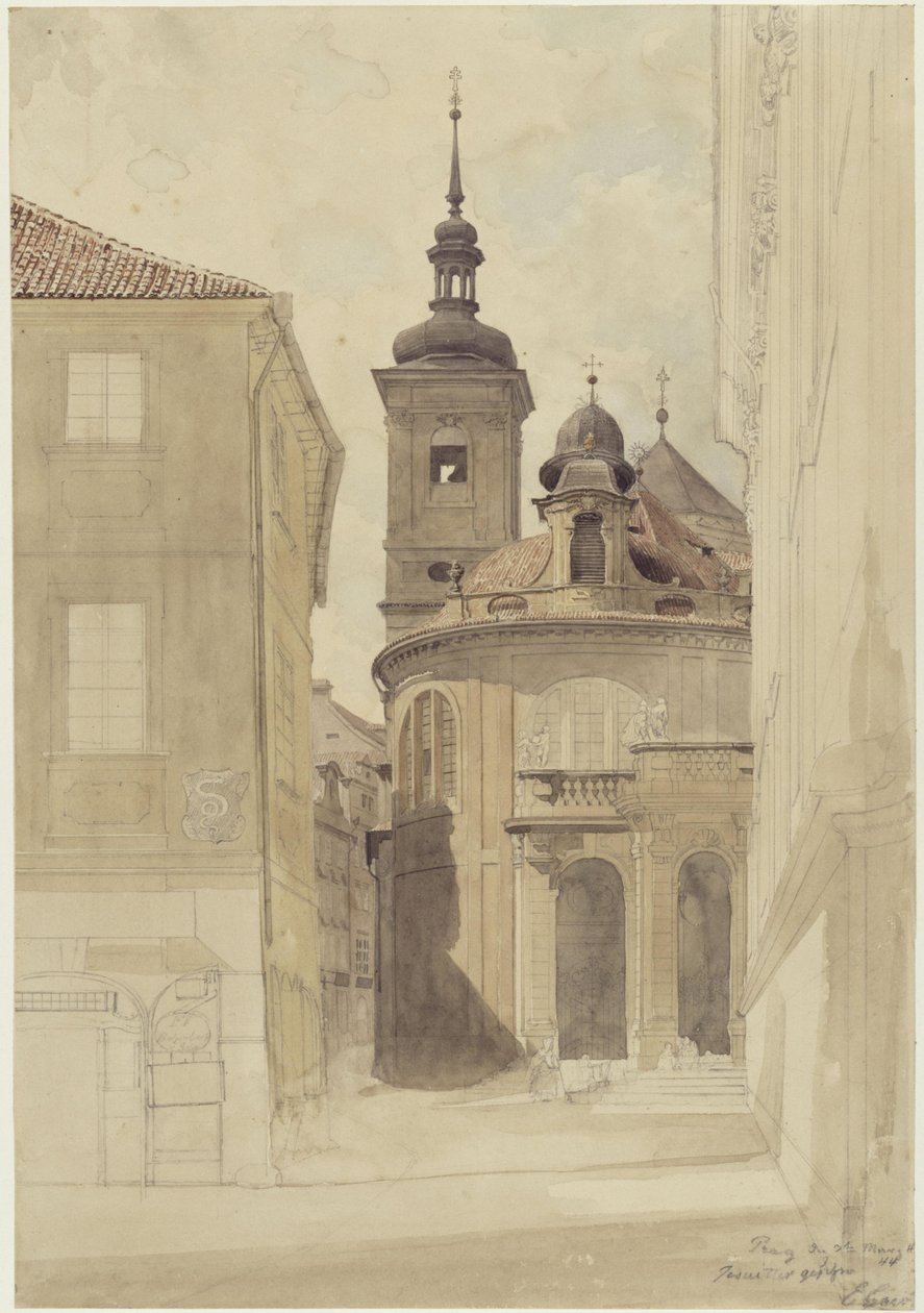 Jezuitský kostel v Praze od Eduard Gaertner