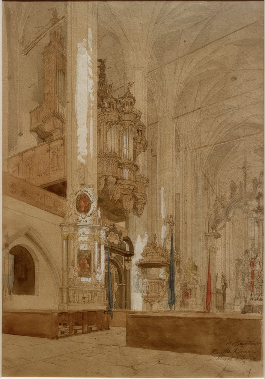 Marienkirche zu Thorn od Eduard Gärtner