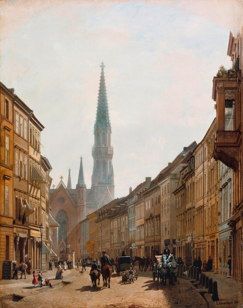 Brüderstraße od Eduard Gaertner