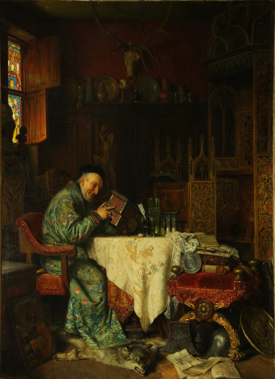 Sběratel, 1880 od Eduard Gruetzner von