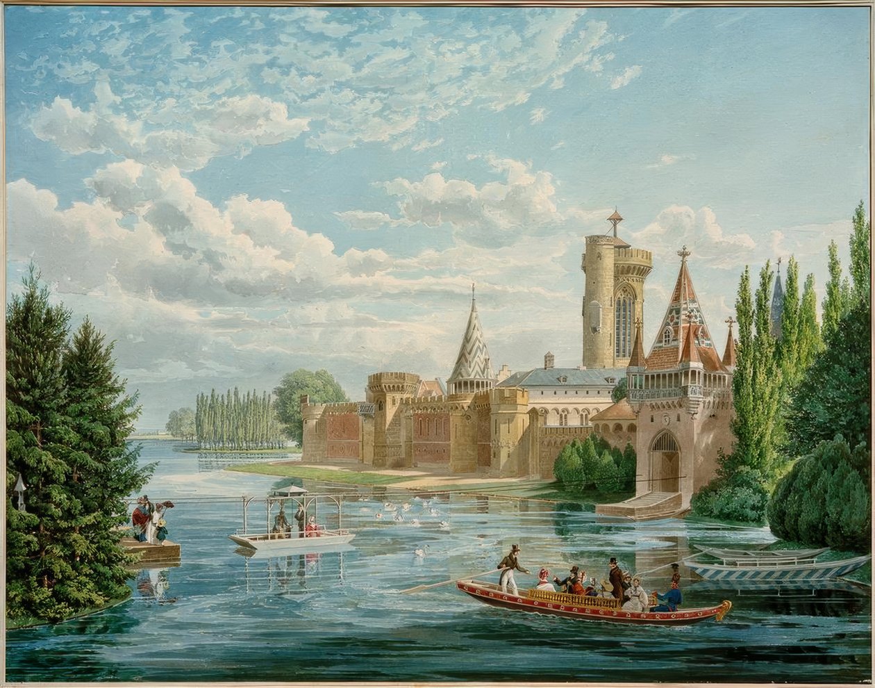 Franzensburg (postaven v letech 1801-1836 za císaře Františka I od Eduard Gurk