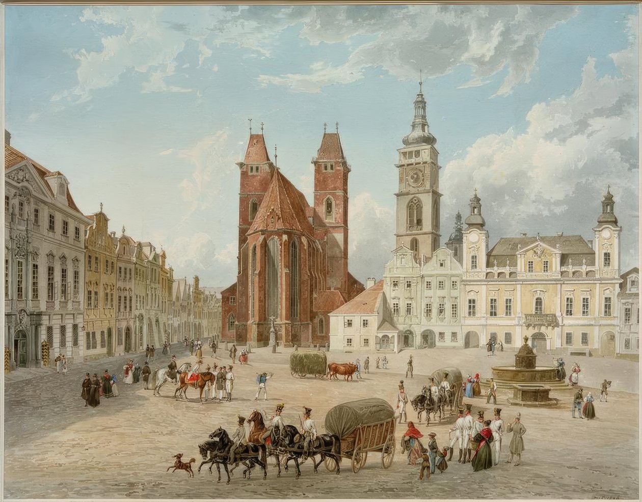 Königgrätz / Hradec Králové (Severovýchodní Čechy, Česká republika), od Eduard Gurk