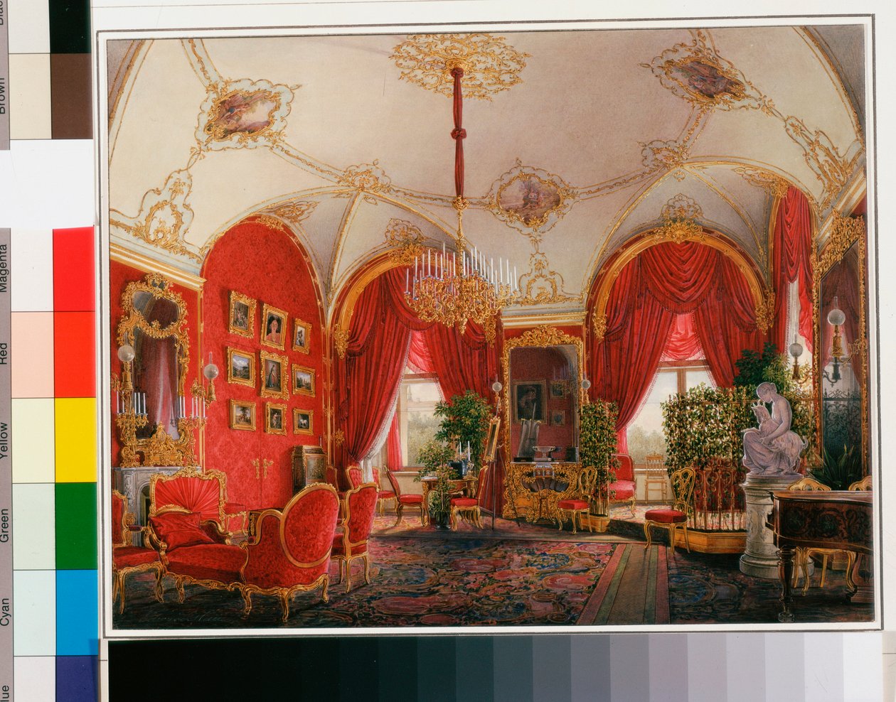 Interiéry Zimního paláce (Palais d
