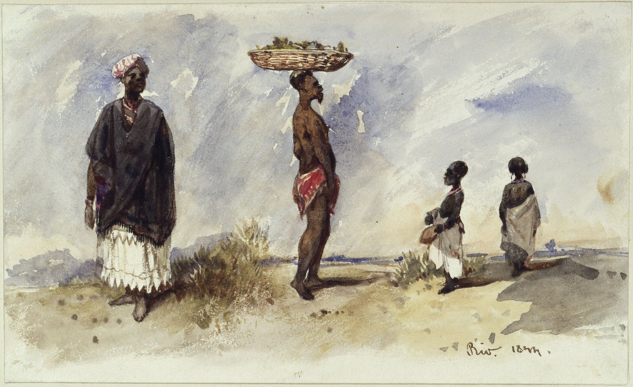 Lidé ze São Paula od Eduard Hildebrandt