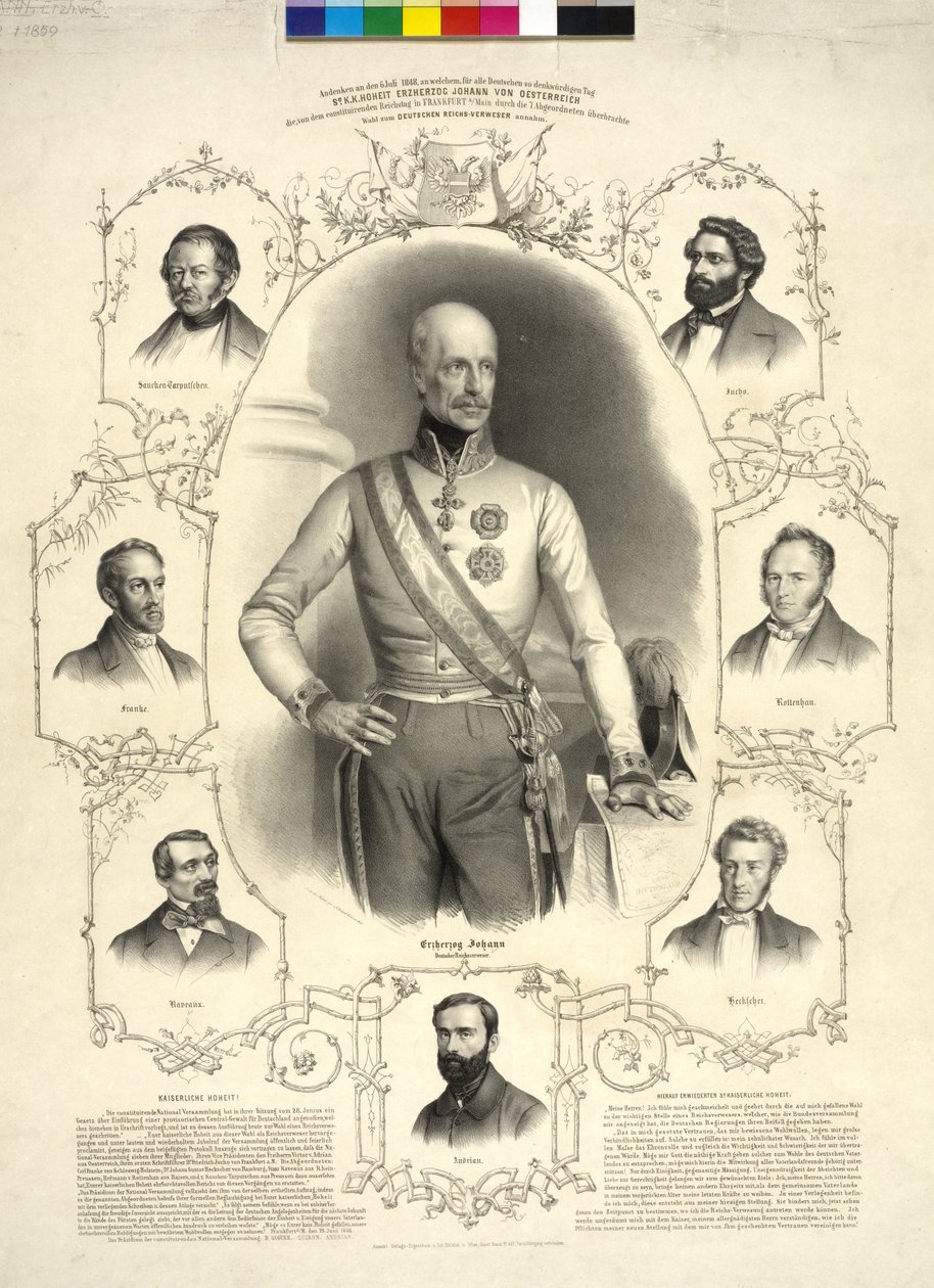 Rakouský arcivévoda Johann od Eduard Kaiser