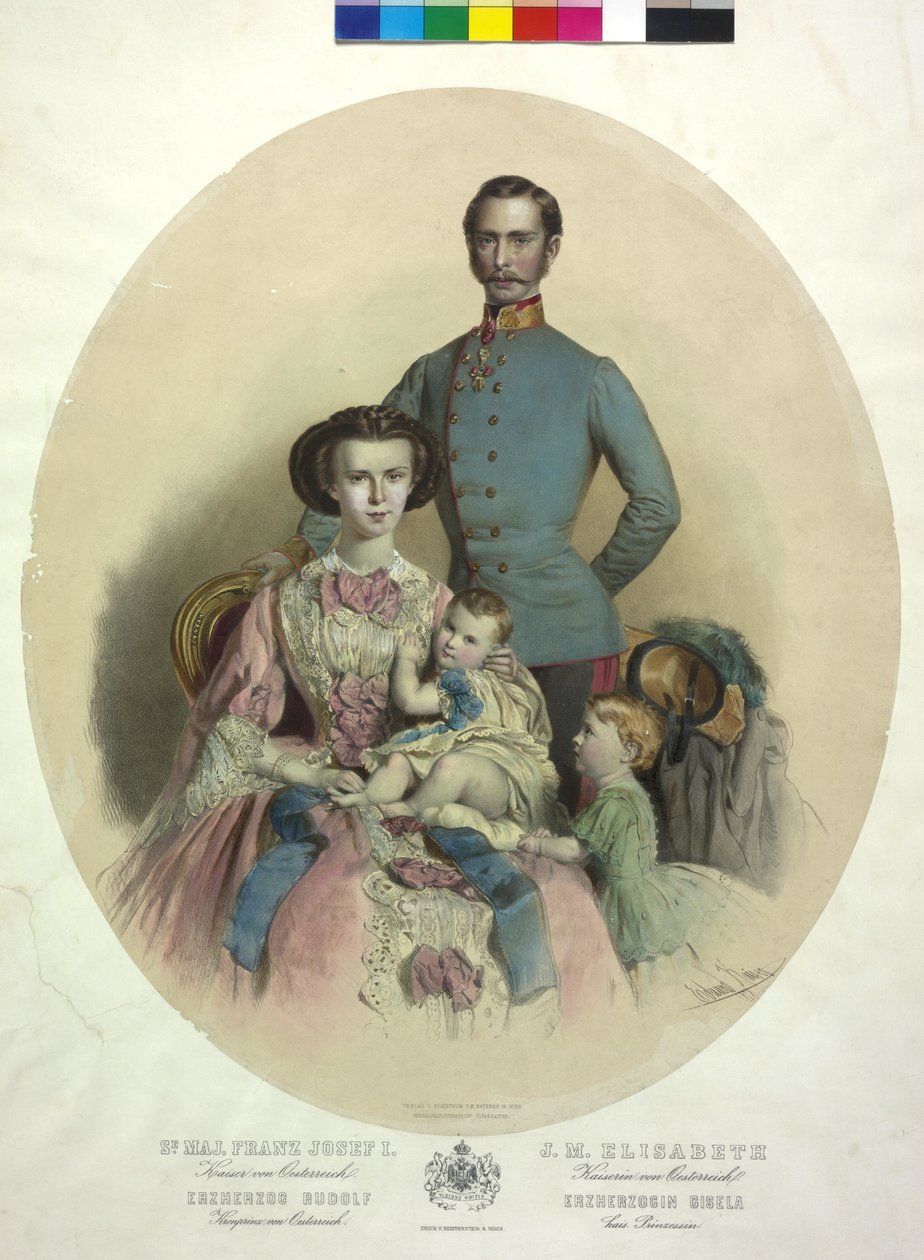 Rakouský císař František Josef I. od Eduard Kaiser
