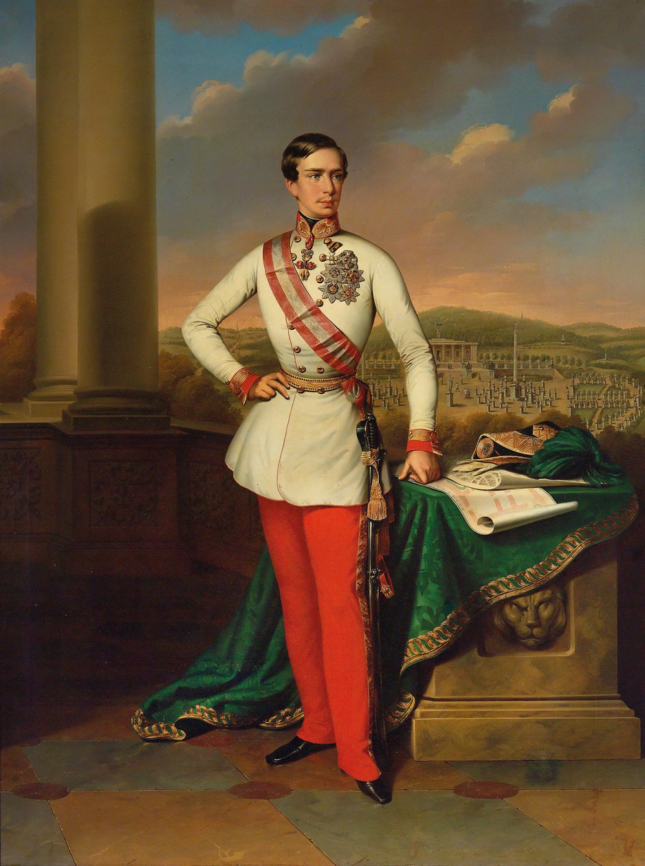 Portrét rakouského císaře Františka Josefa I., 1853. od Eduard Klieber