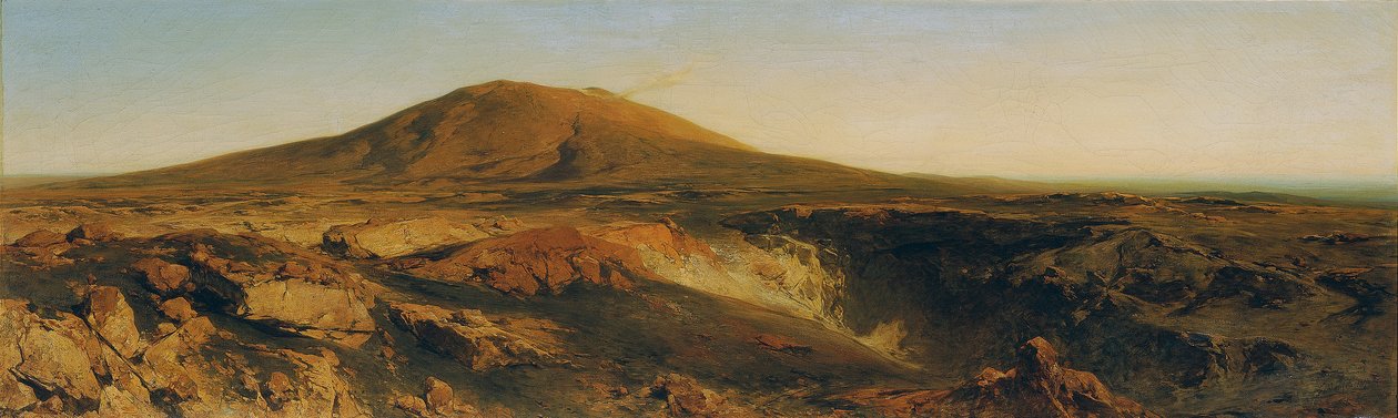 Vrchol Etny 1878 od Eduard Peithner von Lichtenfels
