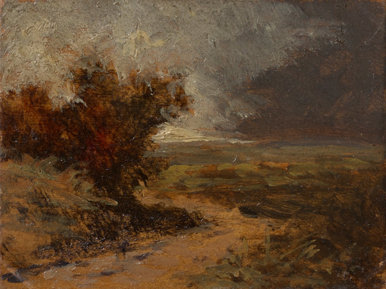 bouřková krajina od Eduard Peithner von Lichtenfels