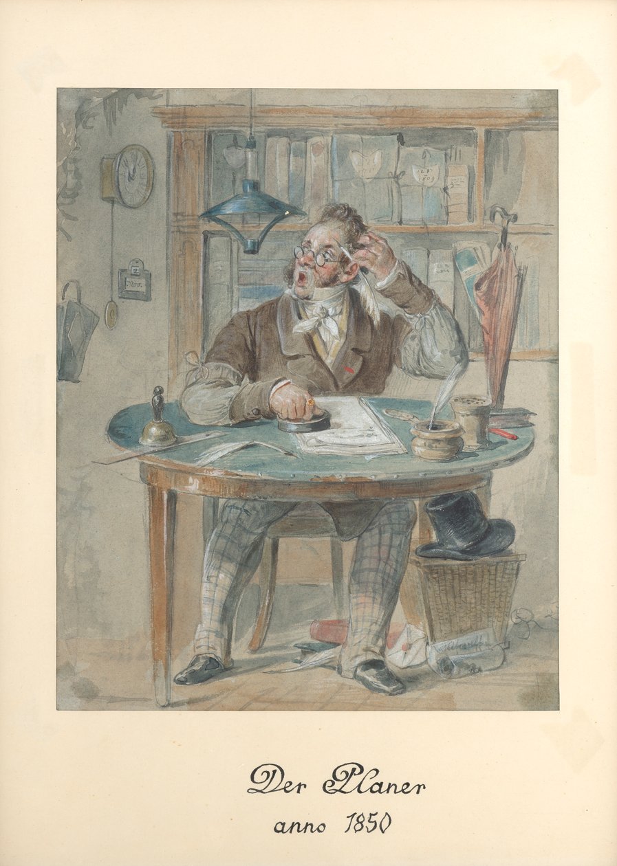 Úředník biedermeieru od Eduard Ritter