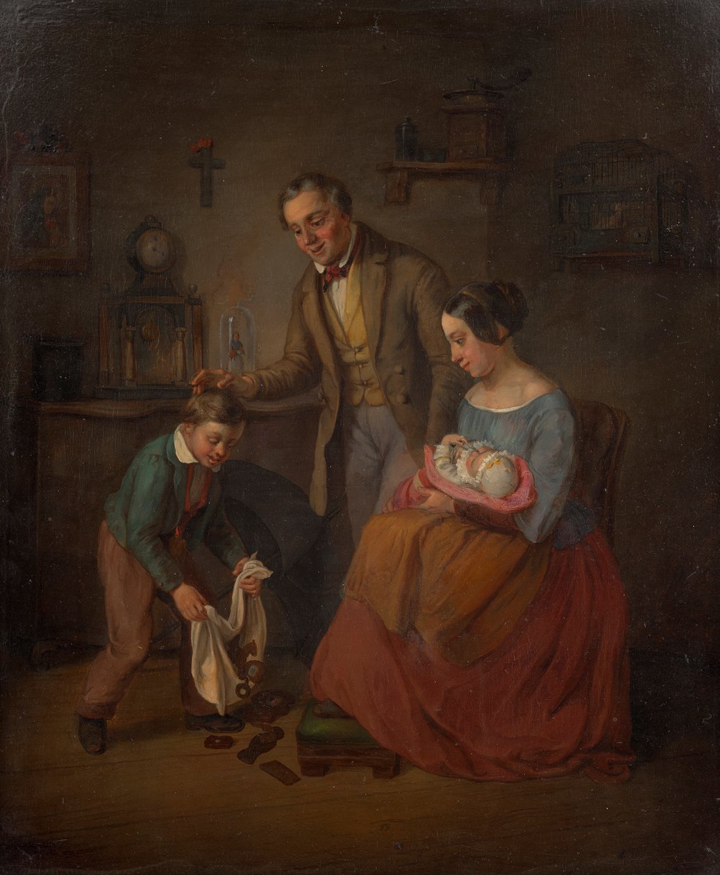 Rodina na dárky Nikolo od Eduard Ritter