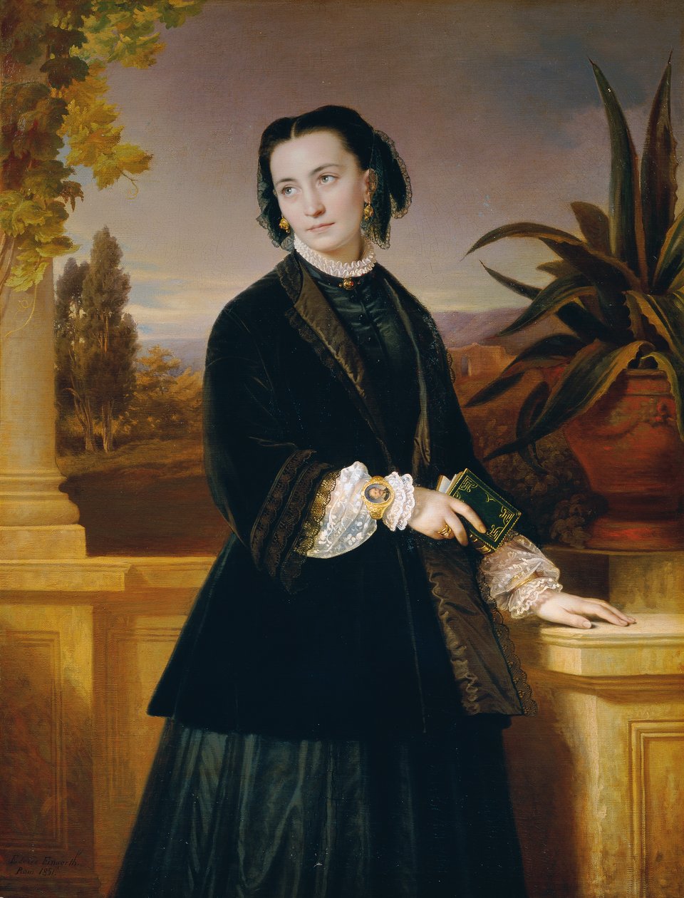 Auguste Engerth, umělcova manželka od Eduard Ritter von Engerth