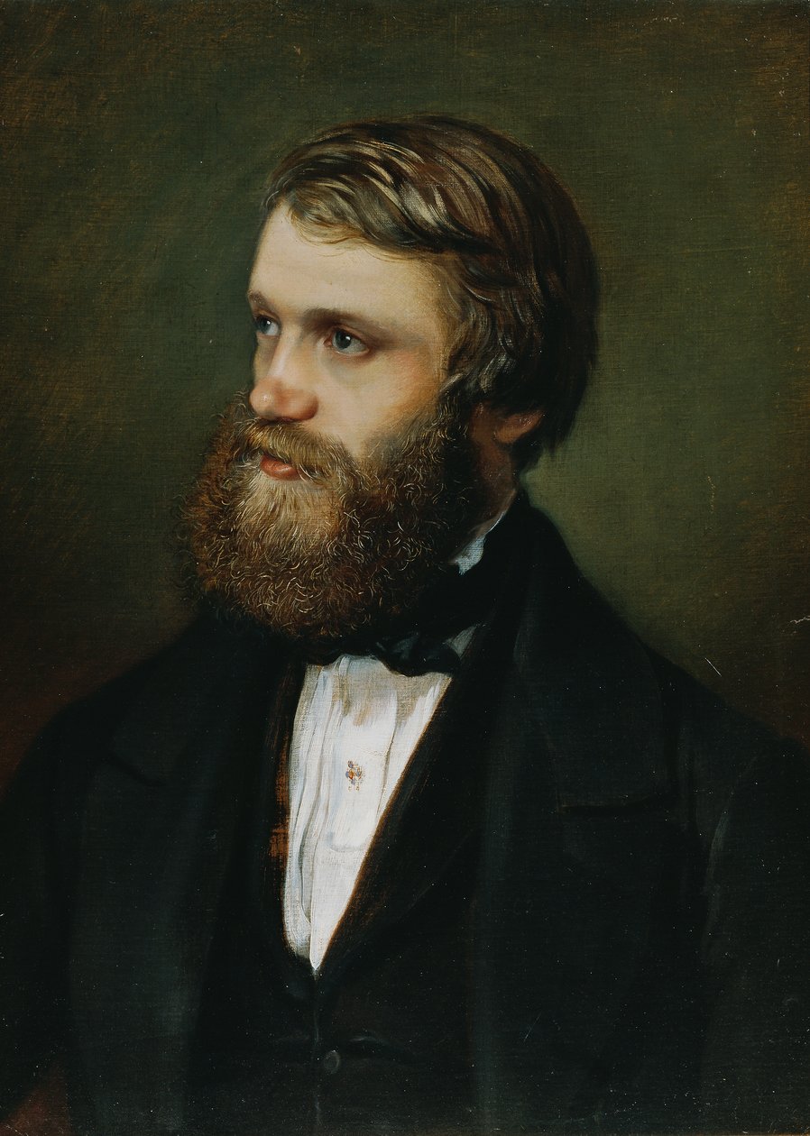 autoportrét od Eduard Ritter von Engerth