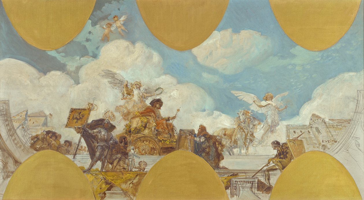 Zbožštěný von Kaiser Maximilian H. od Eduard Veith