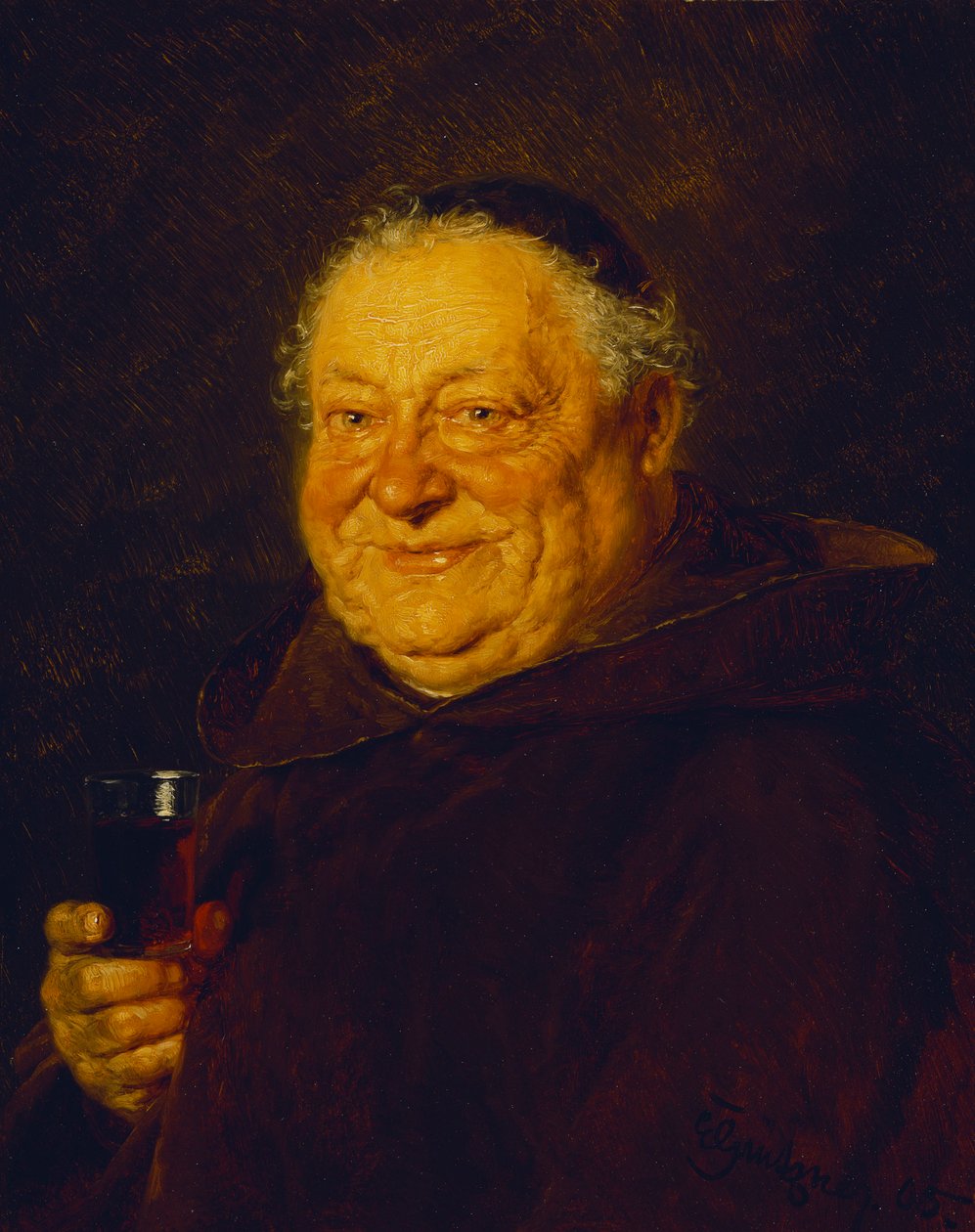 Dobrý nápoj, 1905 od Eduard von Grutzner