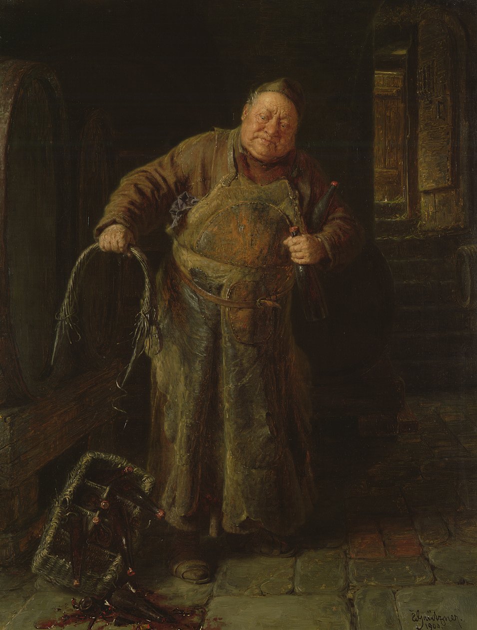 Zlomená rukojeť, 1900 od Eduard von Grutzner