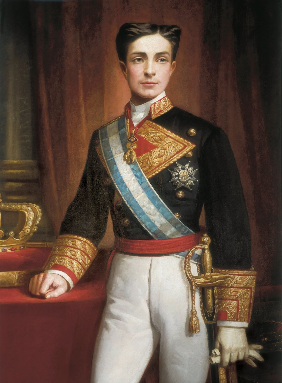 Portrét Alfonse XII. (Alfonso XII od Eduardo Balaca y Canseco