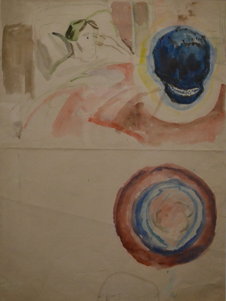Artisti s lebkou od Edvard Munch