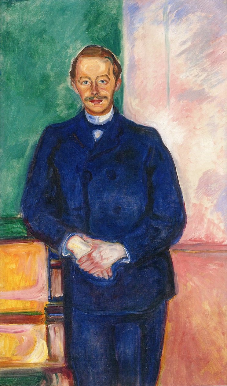 Dr. Max Linde v plavbě od Edvard Munch