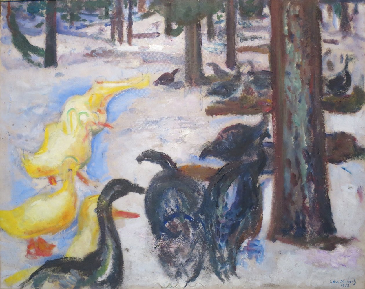 Kachny a krůty od Edvard Munch