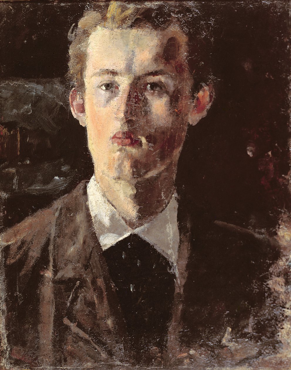 Autoportrét, 1882 od Edvard Munch