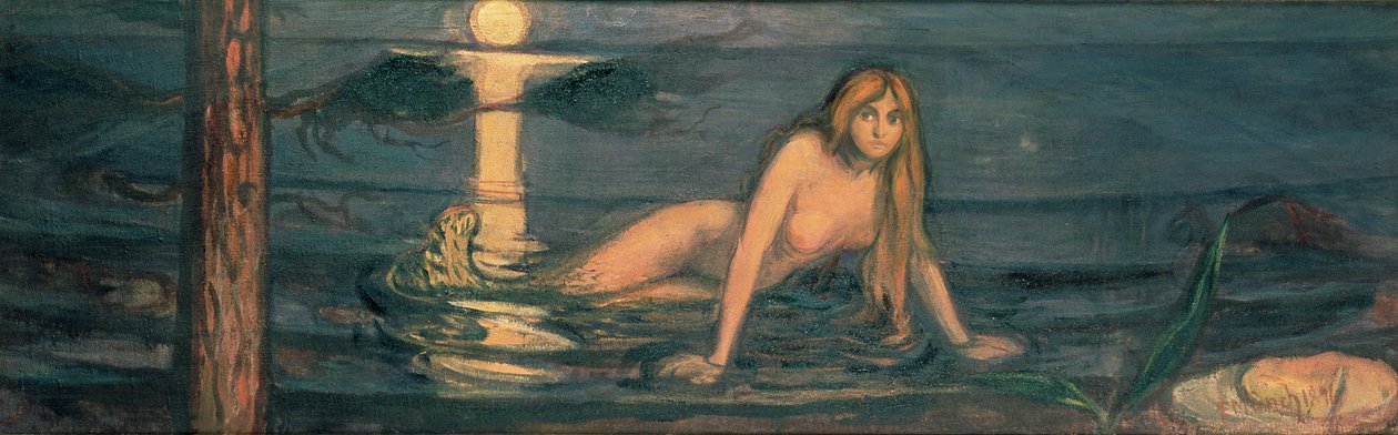Dáma z moře, 1896 od Edvard Munch