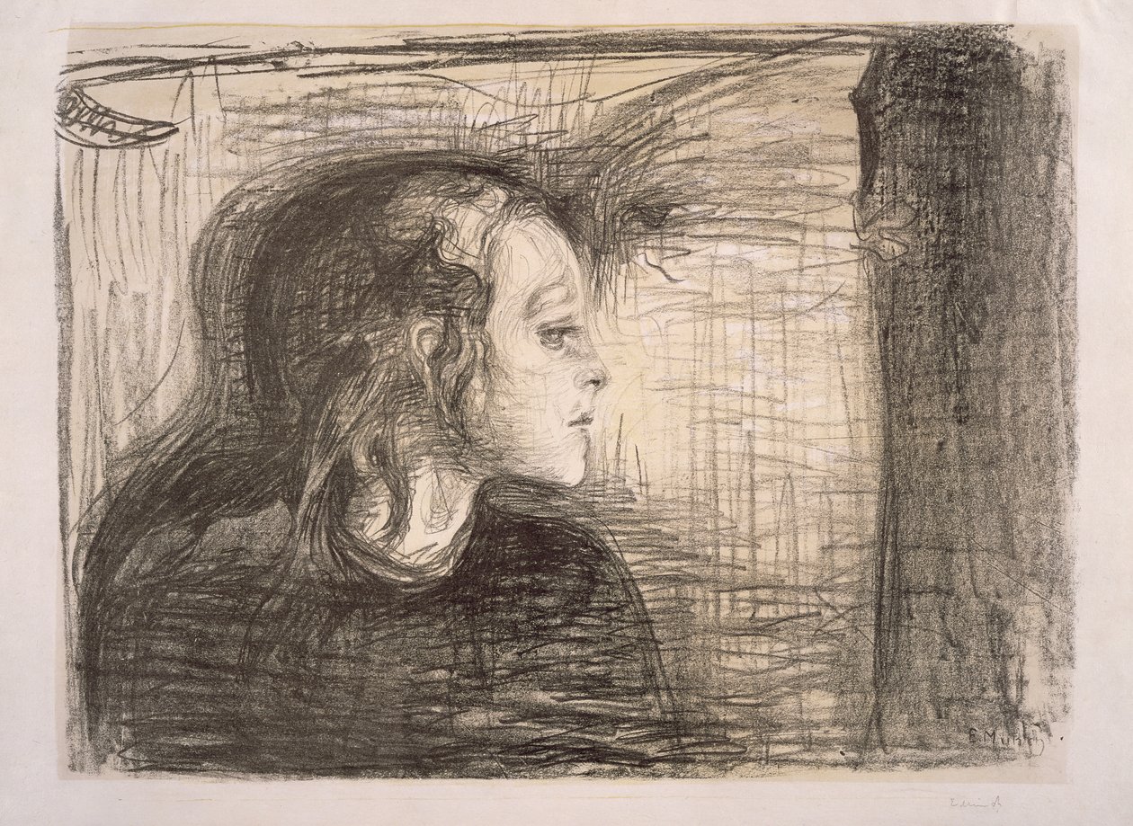 Nemocná dívka od Edvard Munch
