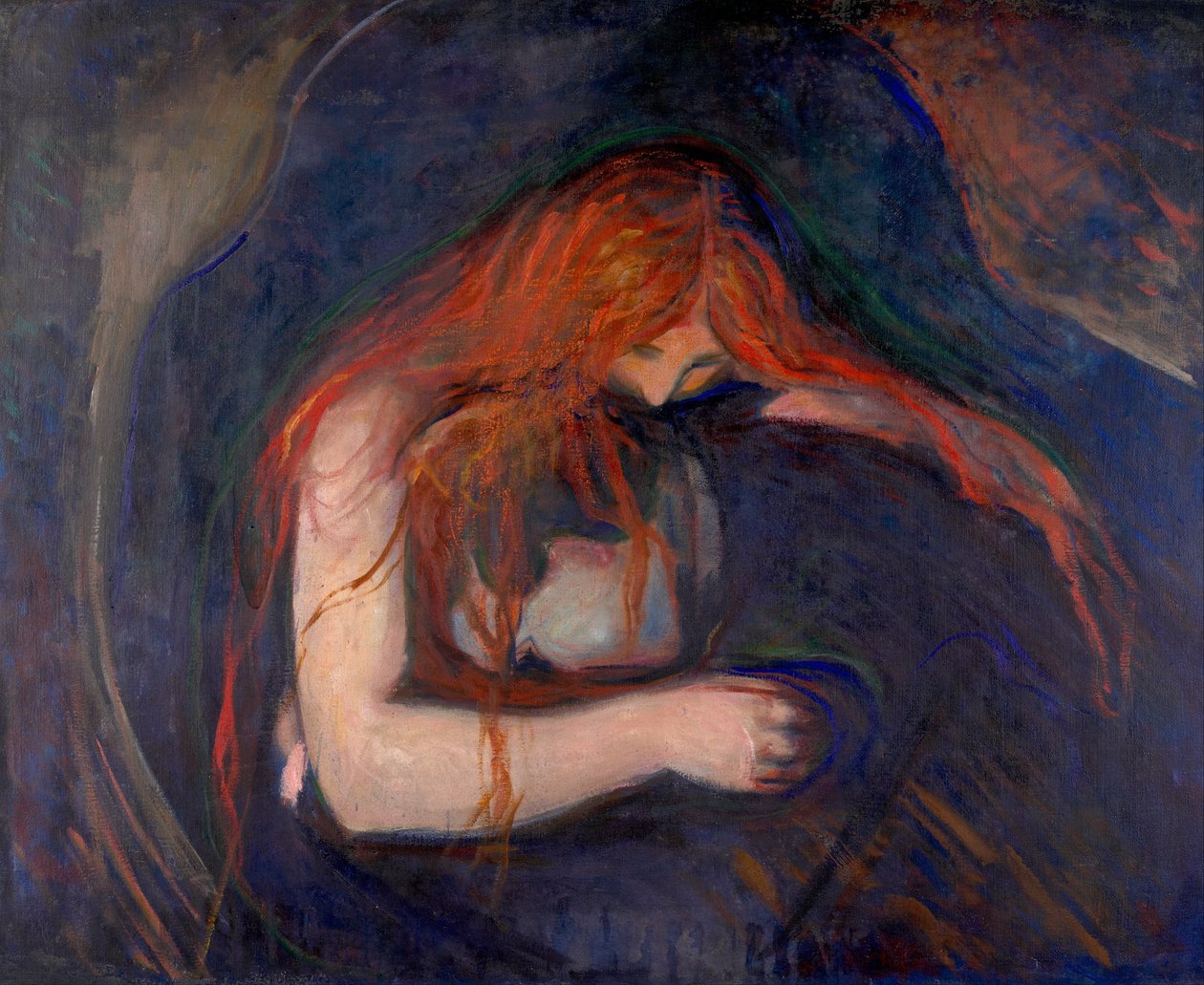 Upír od Edvard Munch