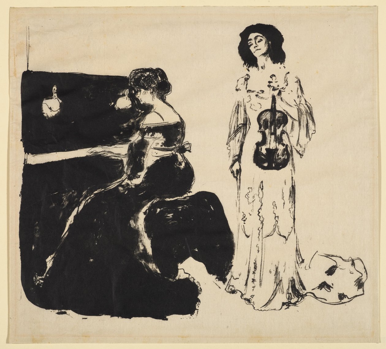 Houslový koncert od Edvard Munch