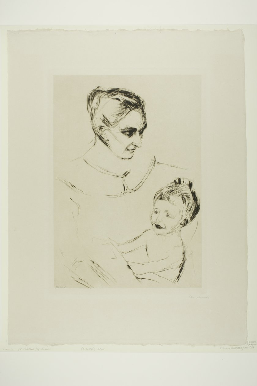 Radost matky od Edvard Munch