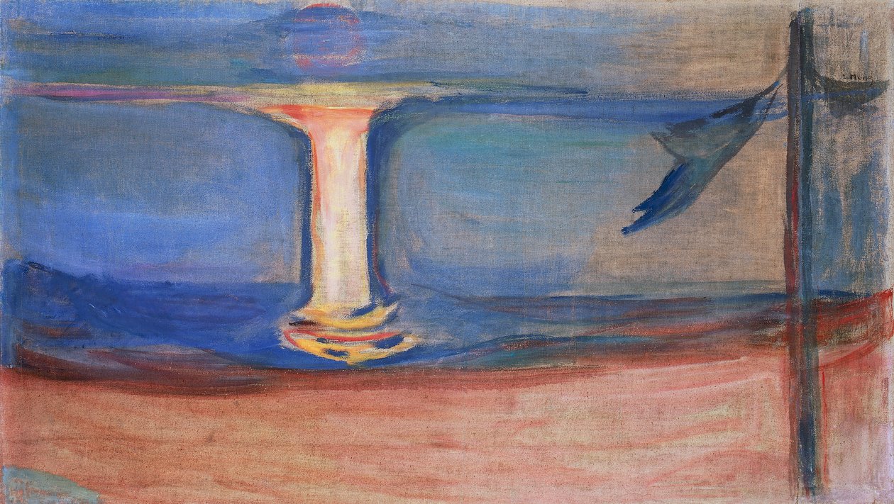Aasgaardstrand, pláž Aasgaardstrand od Edvard Munch