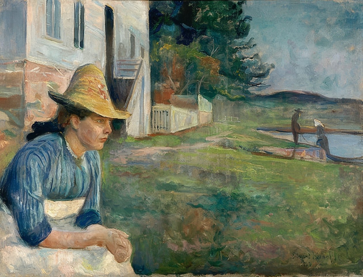 Večer. 1888 od Edvard Munch