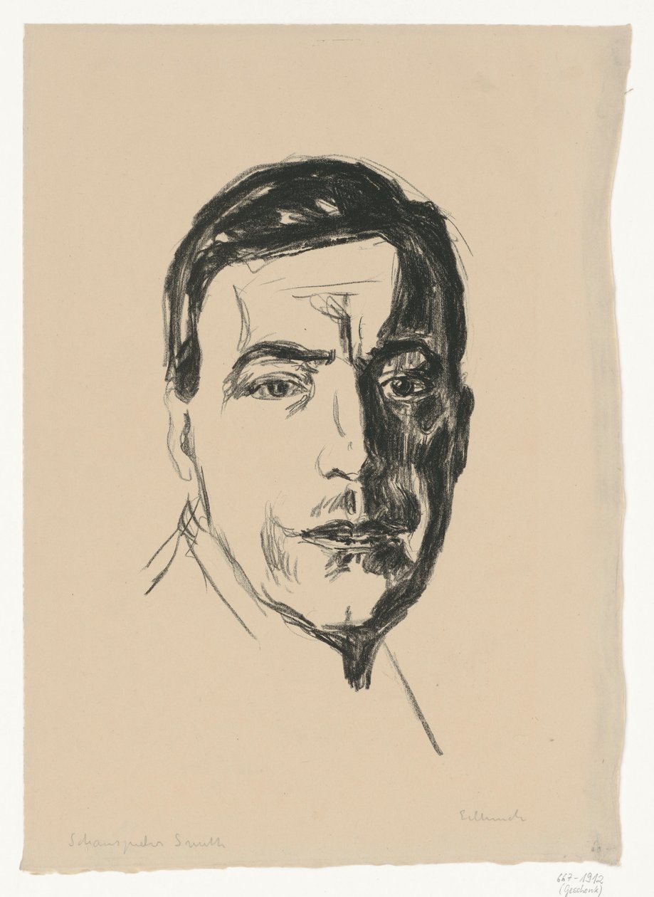 Albrecht Schmidt (kovář) od Edvard Munch