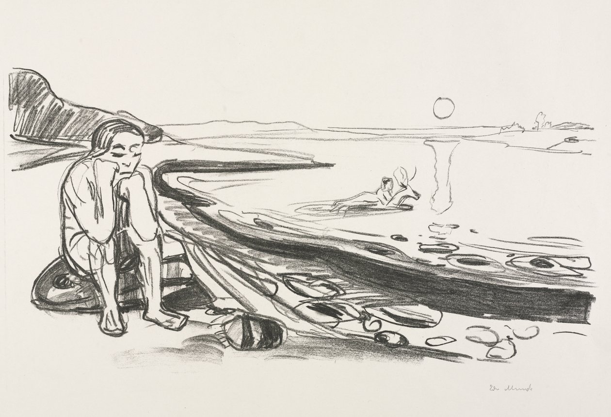 Alfa a Omega:  Omegův let od Edvard Munch