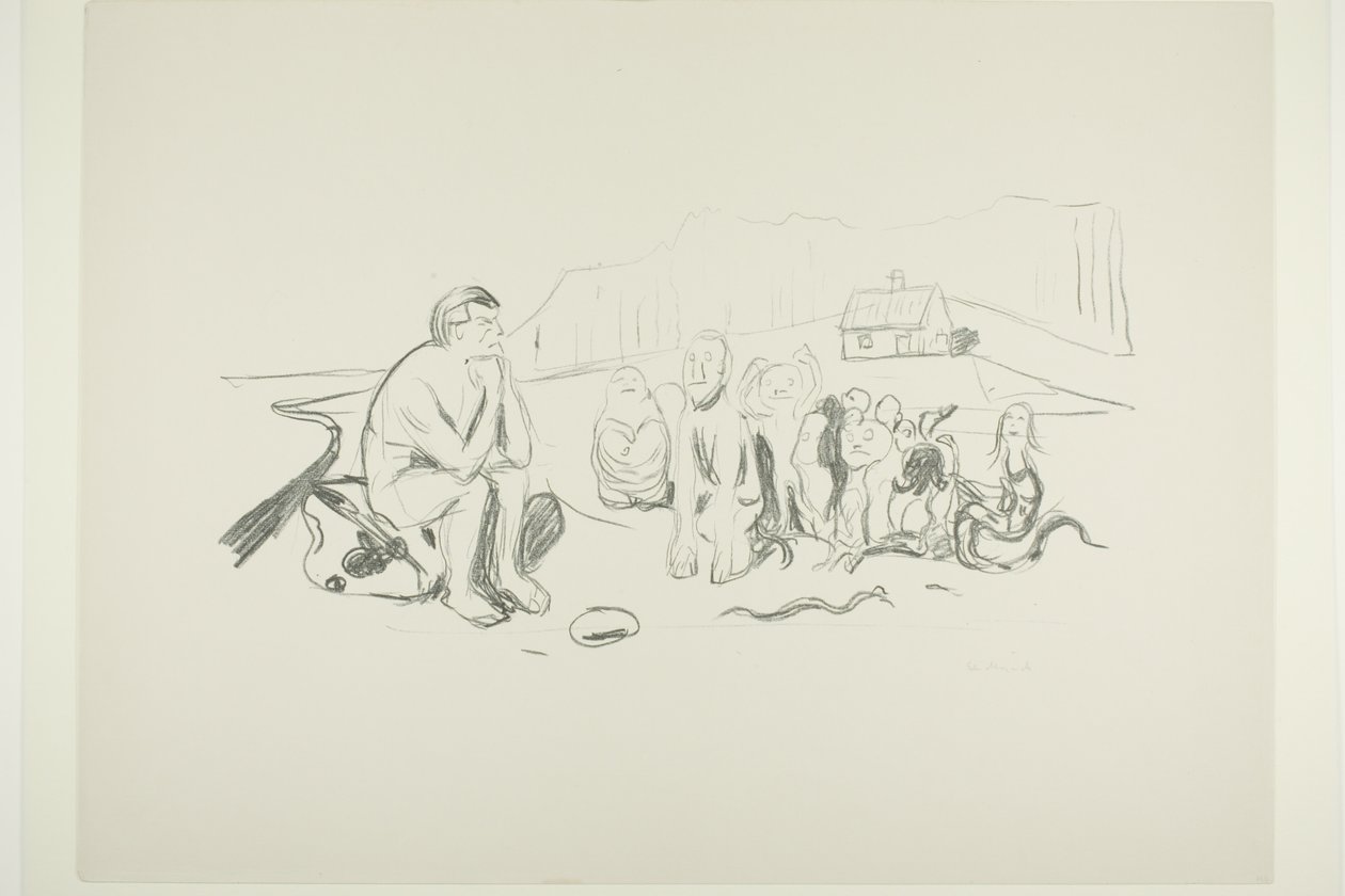 Potomci Alfy od Edvard Munch