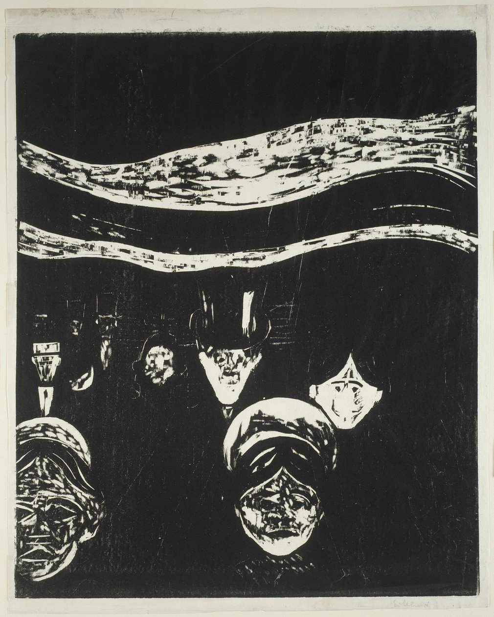 Úzkost od Edvard Munch