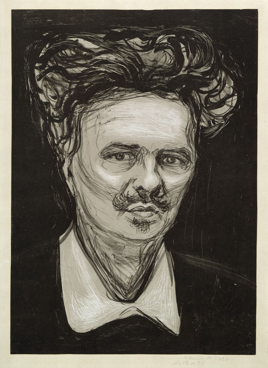 August Strindberg od Edvard Munch