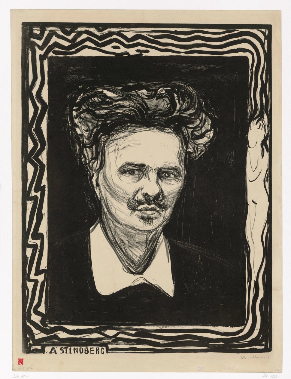 August Strindberg od Edvard Munch