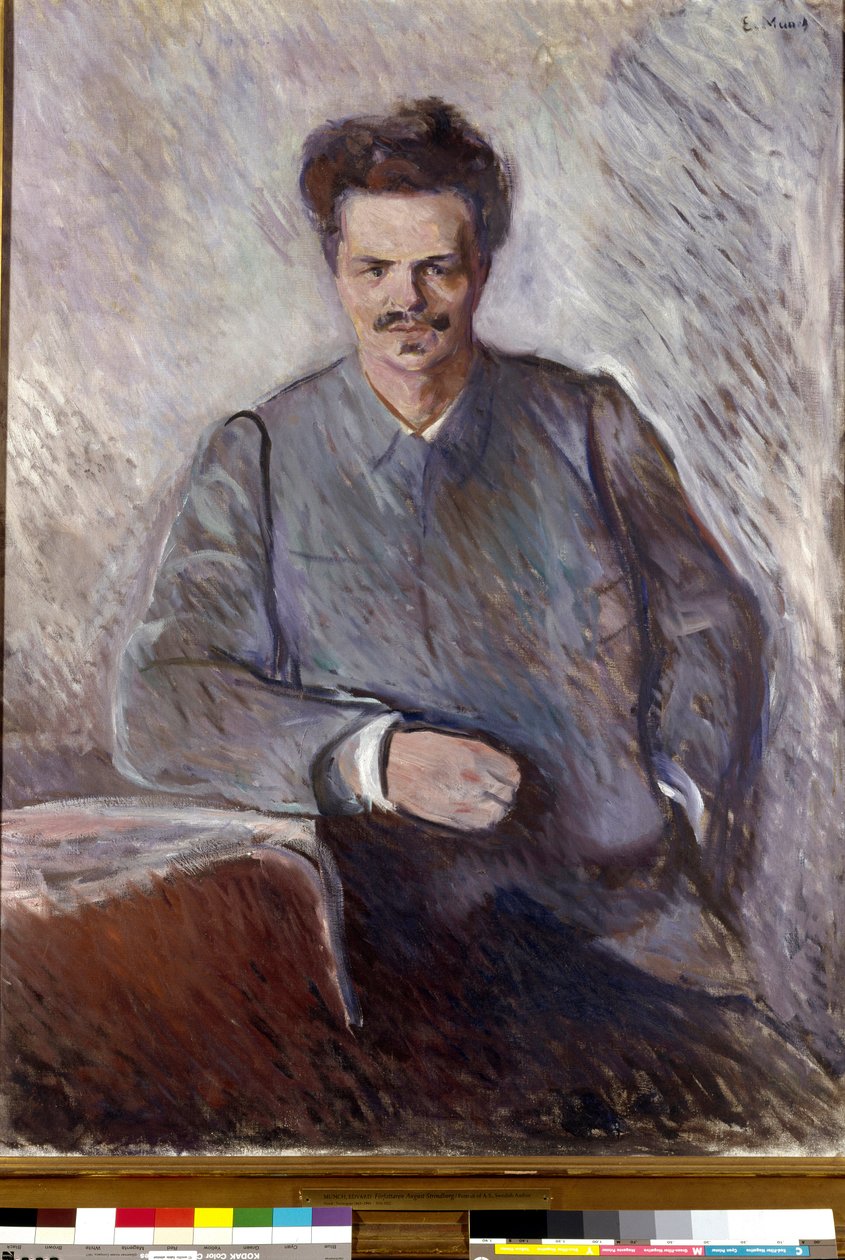 August Strindberg Portrét švédského dramatika a malíře Augusta Strindberga (1849-1912). Obraz Edvarda Muncha (1863-1944) od Edvard Munch