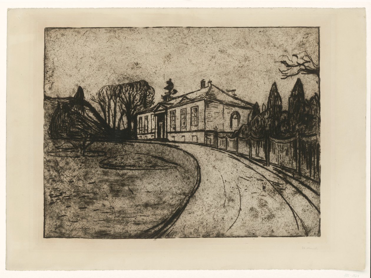 Z portfolia „Z domu Maxe Lindeho“: Dům od Edvard Munch