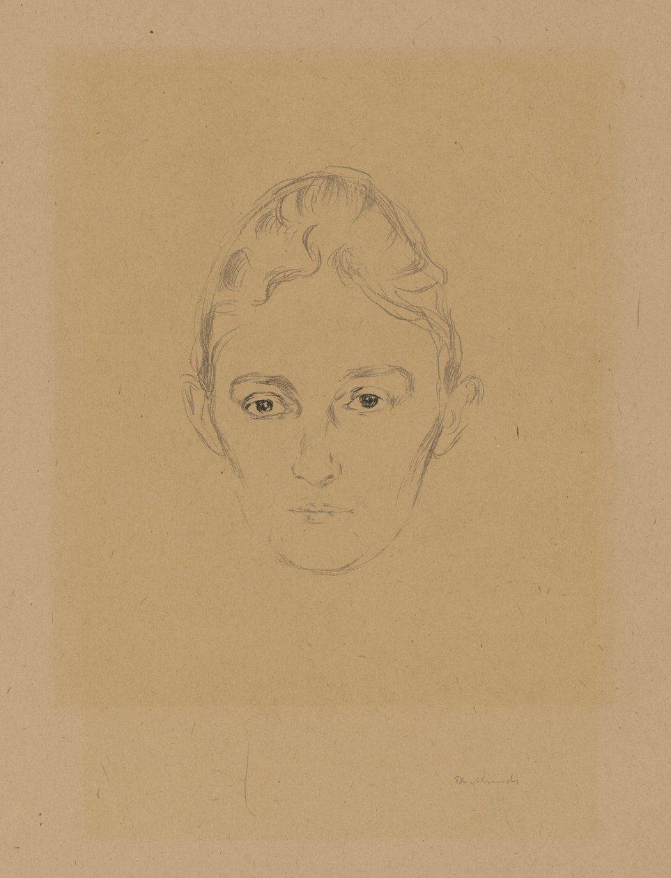 Ze sbírky „Z domu Maxe Lindeho“: Marie Linde od Edvard Munch